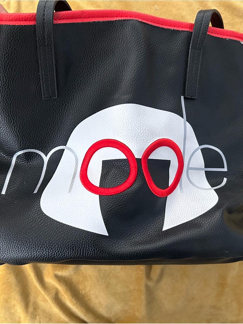Disney Parks Edna Mode Black Tote Bag